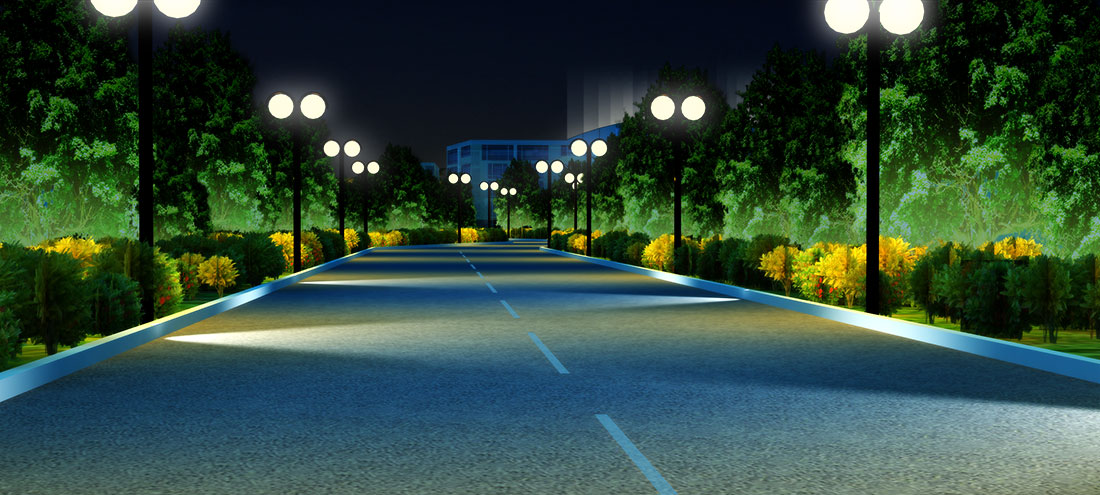 效果圖展示 中國南方電網(wǎng)云南羅平魯布革水力發(fā)電站辦公區(qū)亮化工程設(shè)計